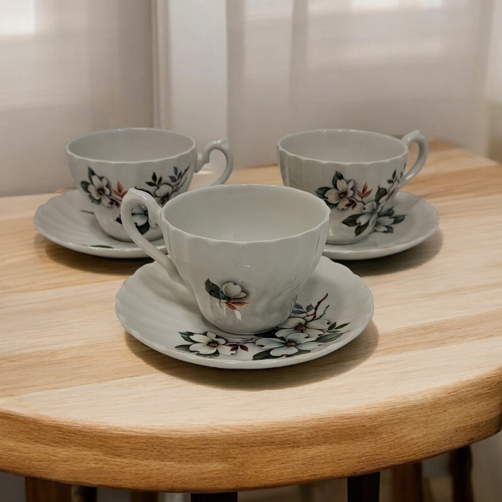 Ironstone Teacup and Saucer